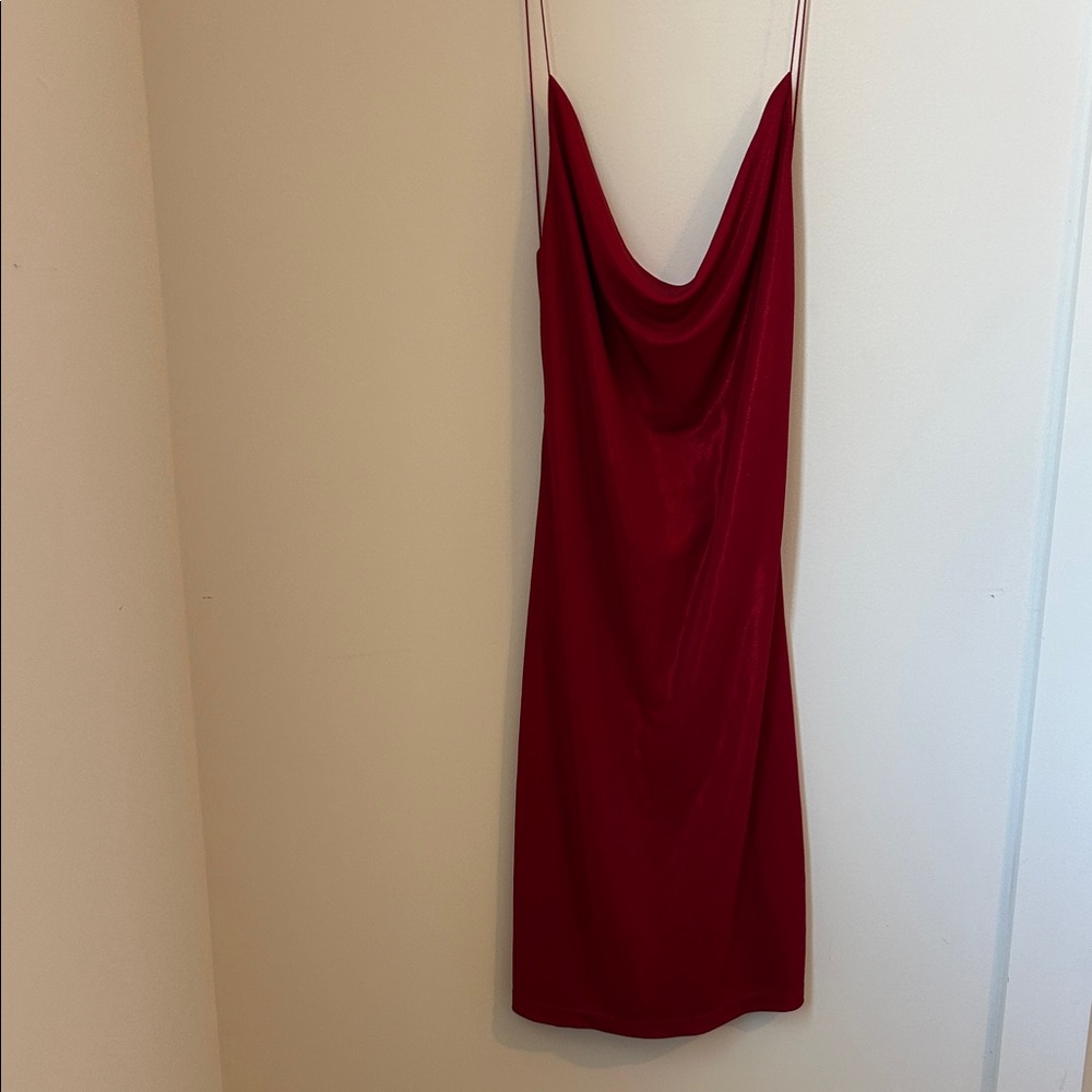 Elegant Red Mini Dress